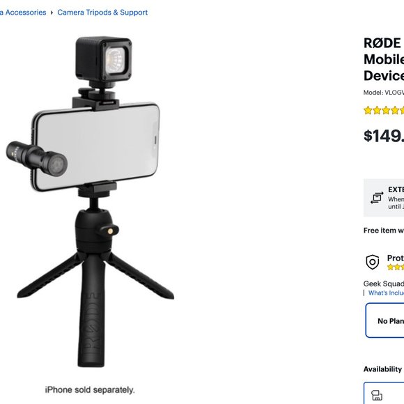 [BRAND NEW] RØDE - VLOGGER KIT iOS Edition Mobile Filmmaking Kit for iOS Devices - Picture 3 of 4